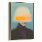 Minimalist Figurative Wall Decor – Modern Abstract Blurred Portrait