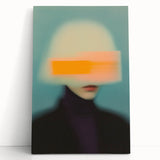 Minimalist Figurative Wall Decor – Modern Abstract Blurred Portrait
