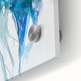 Contemporary Figurative Canvas Art – Ethereal Blue Watercolor Design