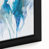 Contemporary Figurative Canvas Art – Ethereal Blue Watercolor Design
