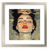 Unique Abstract Human Form Artwork – Serene Water Reflection Art