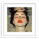 Unique Abstract Human Form Artwork – Serene Water Reflection Art