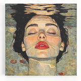 Unique Abstract Human Form Artwork – Serene Water Reflection Art