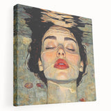 Unique Abstract Human Form Artwork – Serene Water Reflection Art