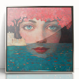 Colorful Abstract Figurative Paintings – Dreamlike Surreal Portrait