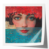 Colorful Abstract Figurative Paintings – Dreamlike Surreal Portrait