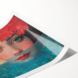 Colorful Abstract Figurative Paintings – Dreamlike Surreal Portrait