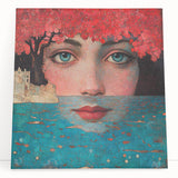 Colorful Abstract Figurative Paintings – Dreamlike Surreal Portrait