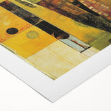 Modern Abstract Figure Paintings – Geometric Human Silhouette Art