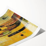 Modern Abstract Figure Paintings – Geometric Human Silhouette Art