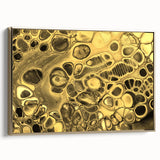 Luxury Gold Fluid Art – Elegant Black & Gold Abstract Canvas