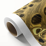 Luxury Gold Fluid Art – Elegant Black & Gold Abstract Canvas