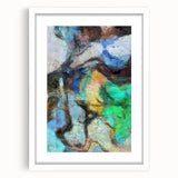 Modern Abstract Canvas Prints – Dreamlike Face in Earth Tones