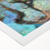Modern Abstract Canvas Prints – Dreamlike Face in Earth Tones