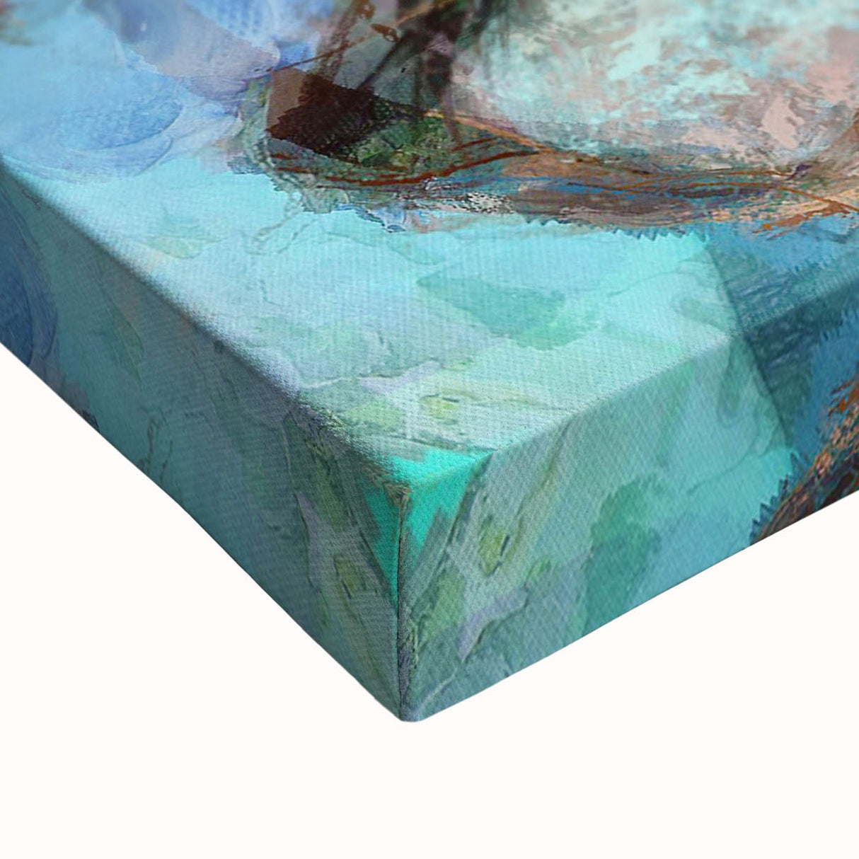 Modern Abstract Canvas Prints – Dreamlike Face in Earth Tones