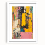 Abstract Expressionist Wall Art – Vibrant Modern Canvas Print