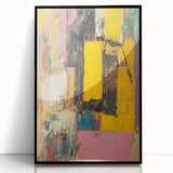Abstract Expressionist Wall Art – Vibrant Modern Canvas Print