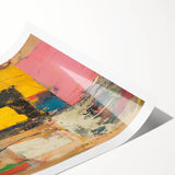 Abstract Expressionist Wall Art – Vibrant Modern Canvas Print