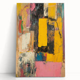 Abstract Expressionist Wall Art – Vibrant Modern Canvas Print
