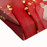 Exclusive Modern Abstract Art – Burgundy & Gold Canvas Print