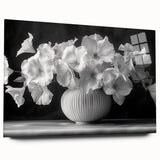 Monochrome Floral Elegance - Fine Art Photography Framed Prints