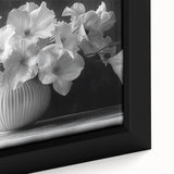 Monochrome Floral Elegance - Fine Art Photography Framed Prints