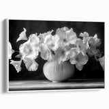 Monochrome Floral Elegance - Fine Art Photography Framed Prints