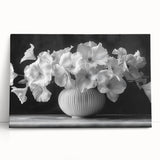 Monochrome Floral Elegance - Fine Art Photography Framed Prints