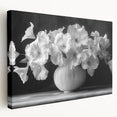 Monochrome Floral Elegance - Fine Art Photography Framed Prints