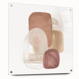 Minimalist Abstract Canvas Prints – Blush Beige & Soft Gold Wall Art