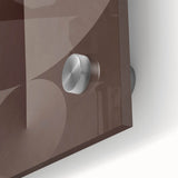 Minimalist Abstract Paintings – Earthy Geometric Brown Art