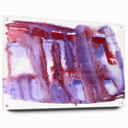 Burgundy & Violet Moody Modern Wall Art – Abstract Canvas Print