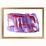Burgundy & Violet Moody Modern Wall Art – Abstract Canvas Print