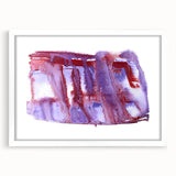 Burgundy & Violet Moody Modern Wall Art – Abstract Canvas Print