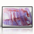 Burgundy & Violet Moody Modern Wall Art – Abstract Canvas Print