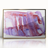 Burgundy & Violet Moody Modern Wall Art – Abstract Canvas Print