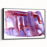 Burgundy & Violet Moody Modern Wall Art – Abstract Canvas Print