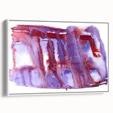 Burgundy & Violet Moody Modern Wall Art – Abstract Canvas Print