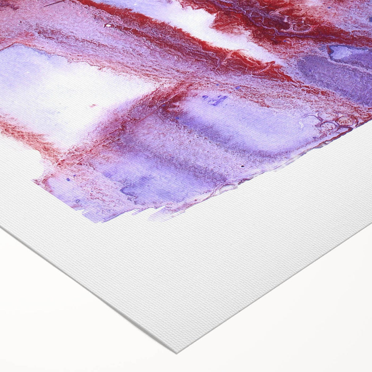 Burgundy & Violet Moody Modern Wall Art – Abstract Canvas Print