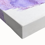 Burgundy & Violet Moody Modern Wall Art – Abstract Canvas Print