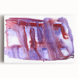 Burgundy & Violet Moody Modern Wall Art – Abstract Canvas Print