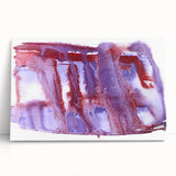 Burgundy & Violet Moody Modern Wall Art – Abstract Canvas Print