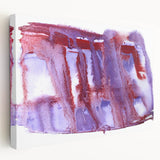 Burgundy & Violet Moody Modern Wall Art – Abstract Canvas Print