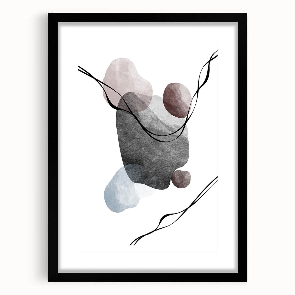 Buy Abstract Textured Wall Art Online - Fluid Earthy Modern Forms