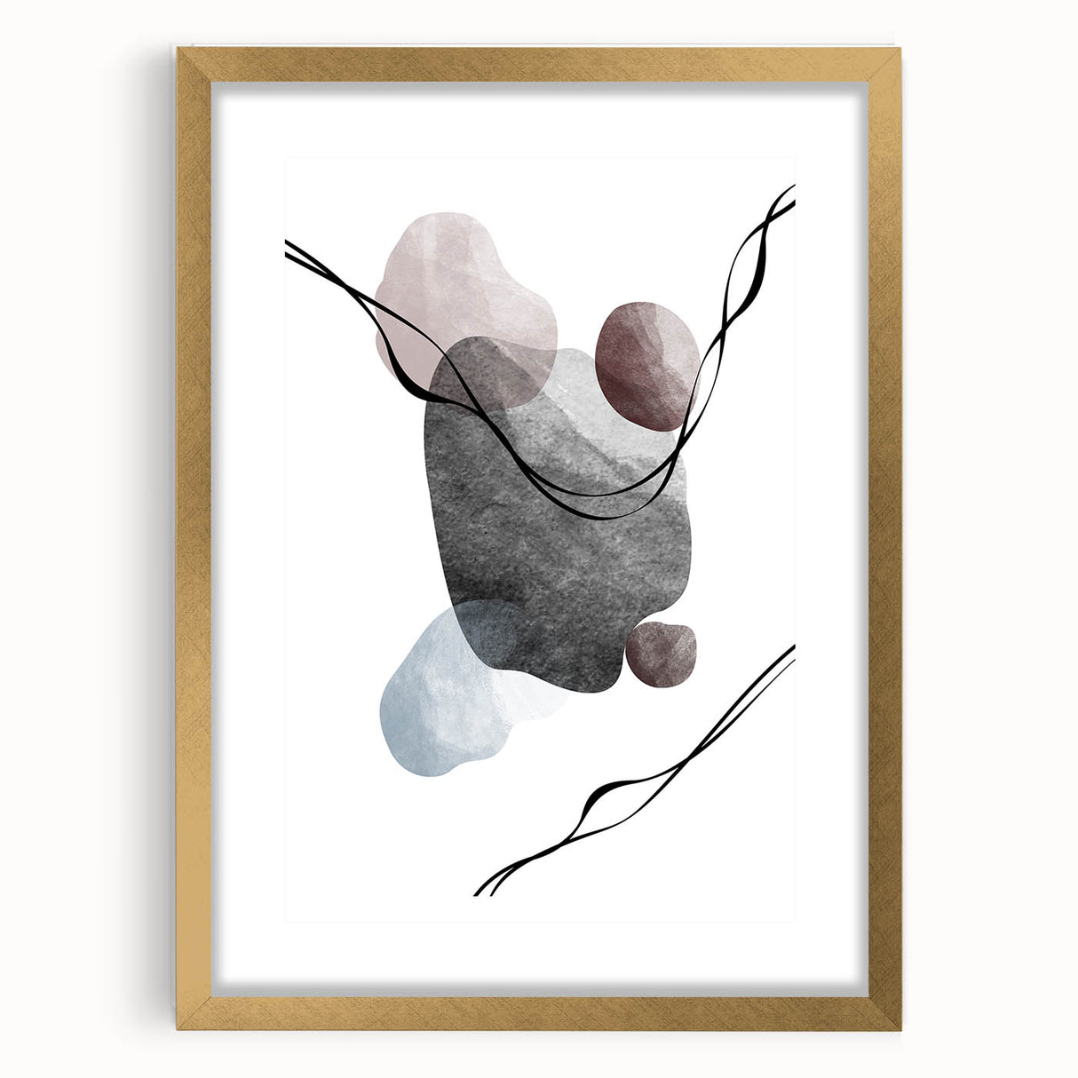 Buy Abstract Textured Wall Art Online - Fluid Earthy Modern Forms