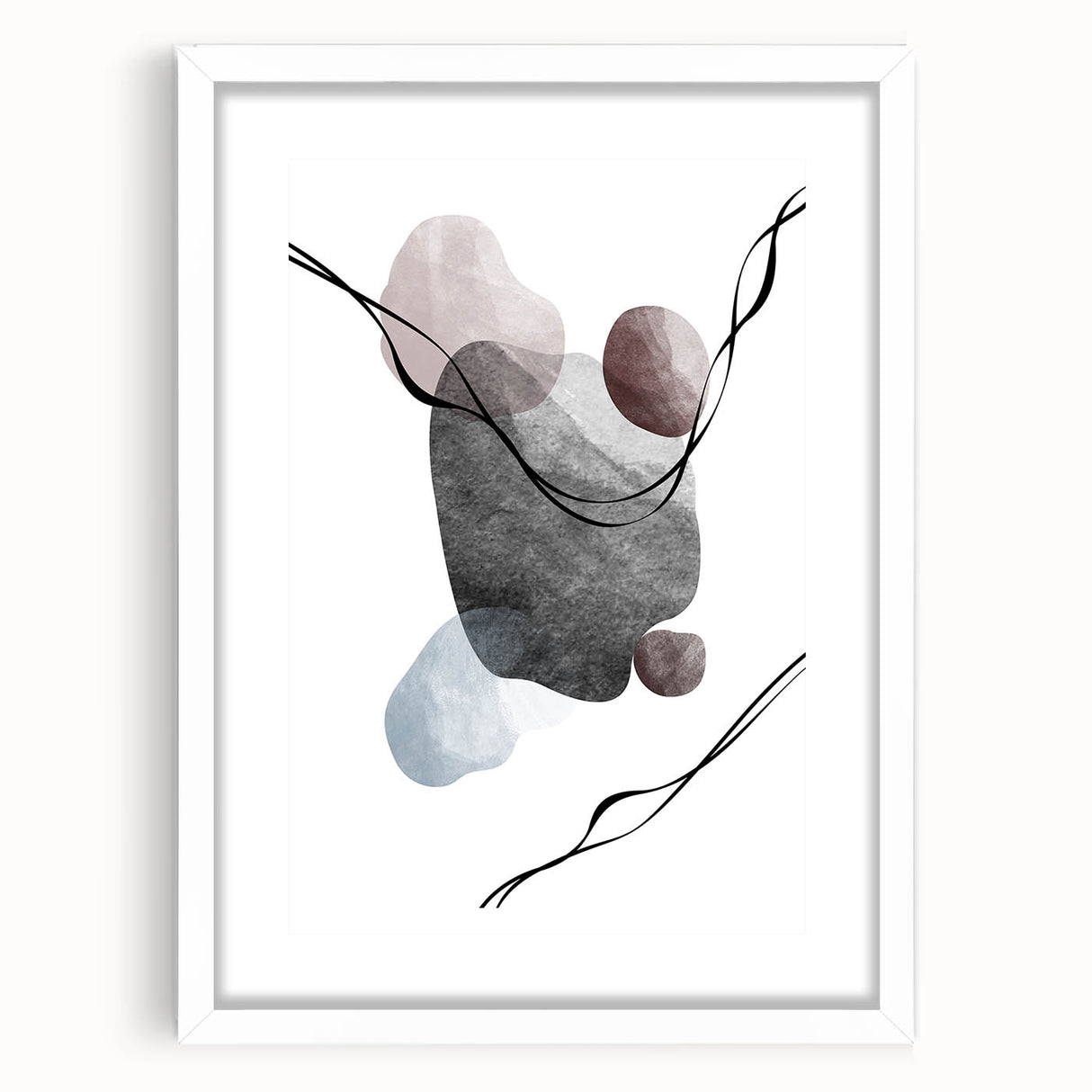 Buy Abstract Textured Wall Art Online - Fluid Earthy Modern Forms