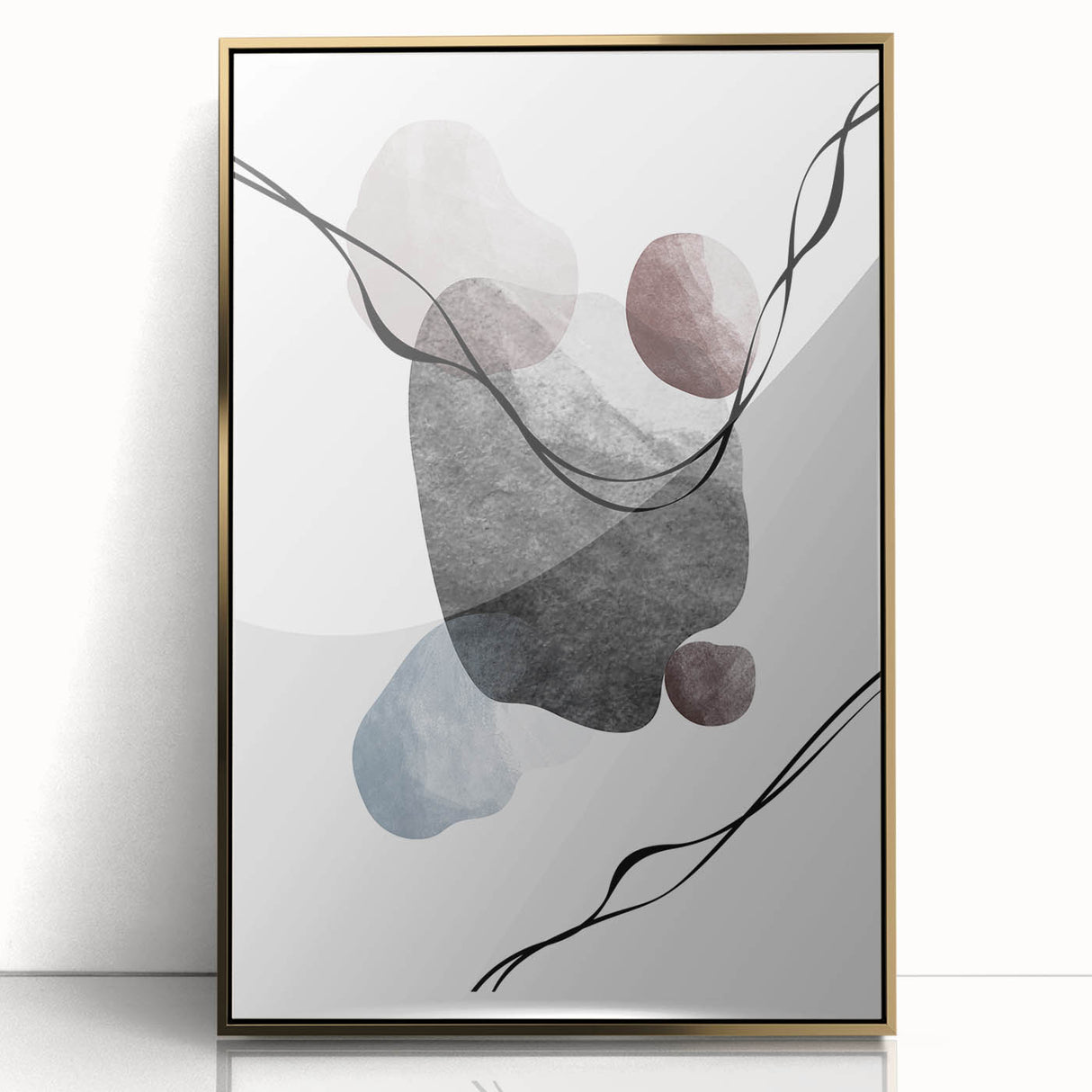 Buy Abstract Textured Wall Art Online - Fluid Earthy Modern Forms