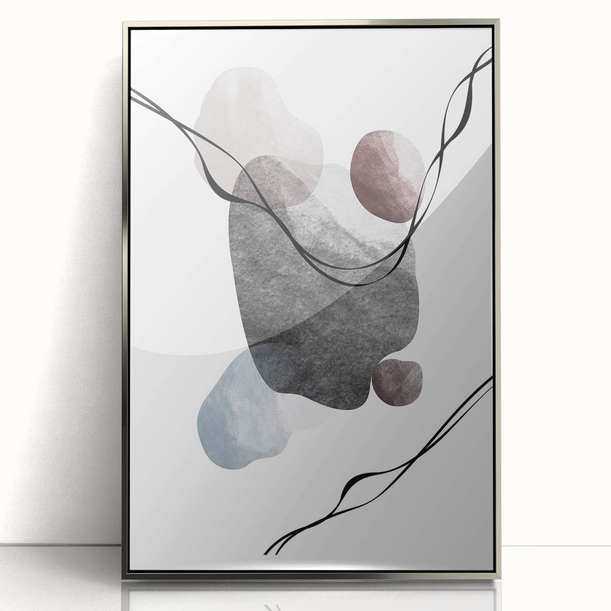 Buy Abstract Textured Wall Art Online - Fluid Earthy Modern Forms