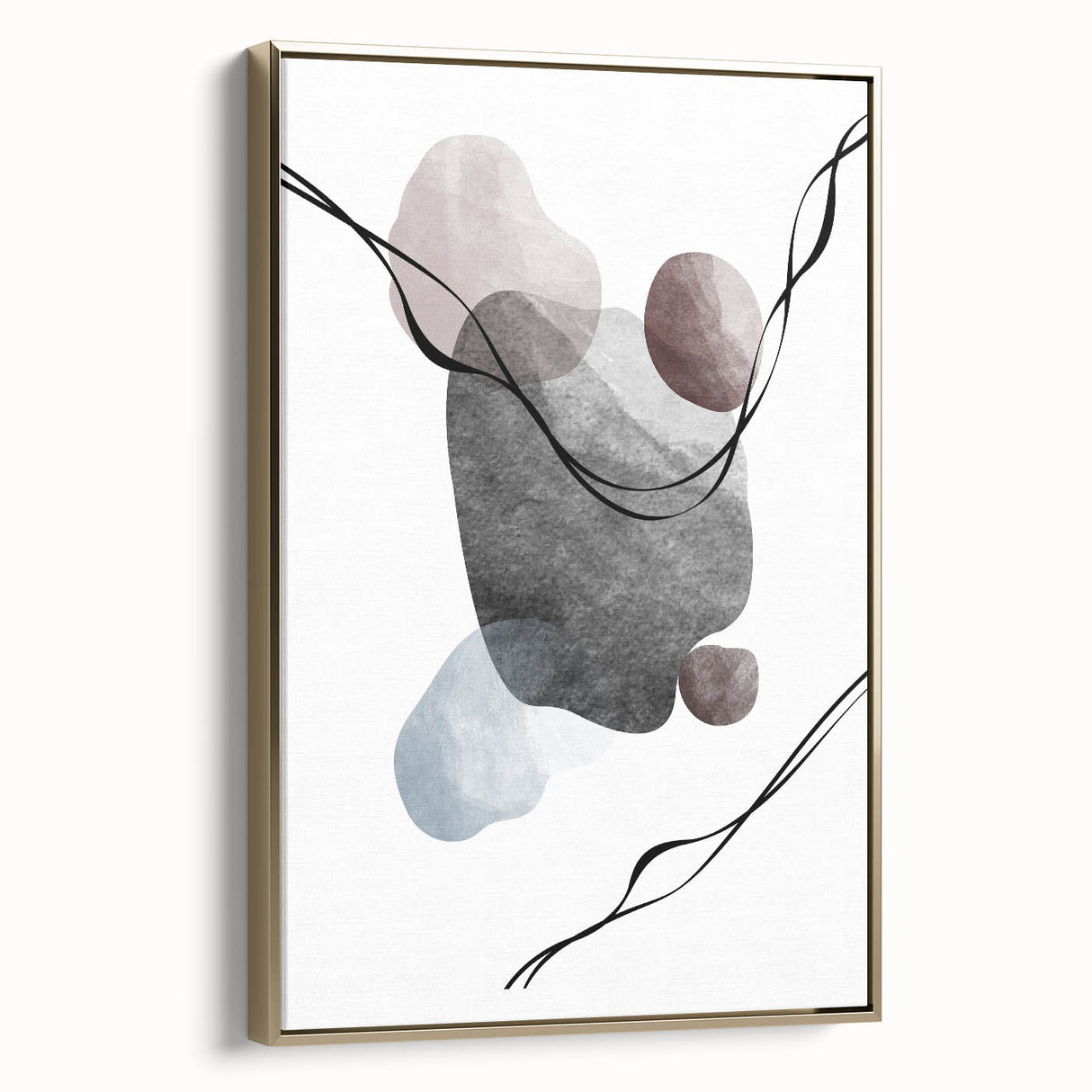 Buy Abstract Textured Wall Art Online - Fluid Earthy Modern Forms