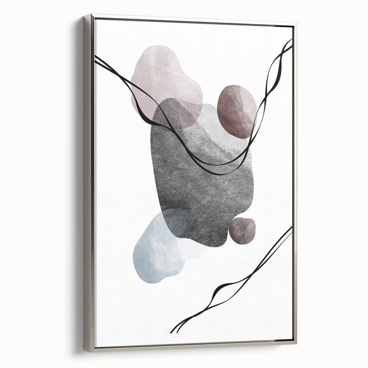 Buy Abstract Textured Wall Art Online - Fluid Earthy Modern Forms